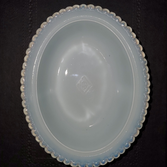 Vntg🦃 Boyd Art Glass 5 1/2" Turkey On Nest / Basket Bright White Milk Glass - Picture 13 of 14